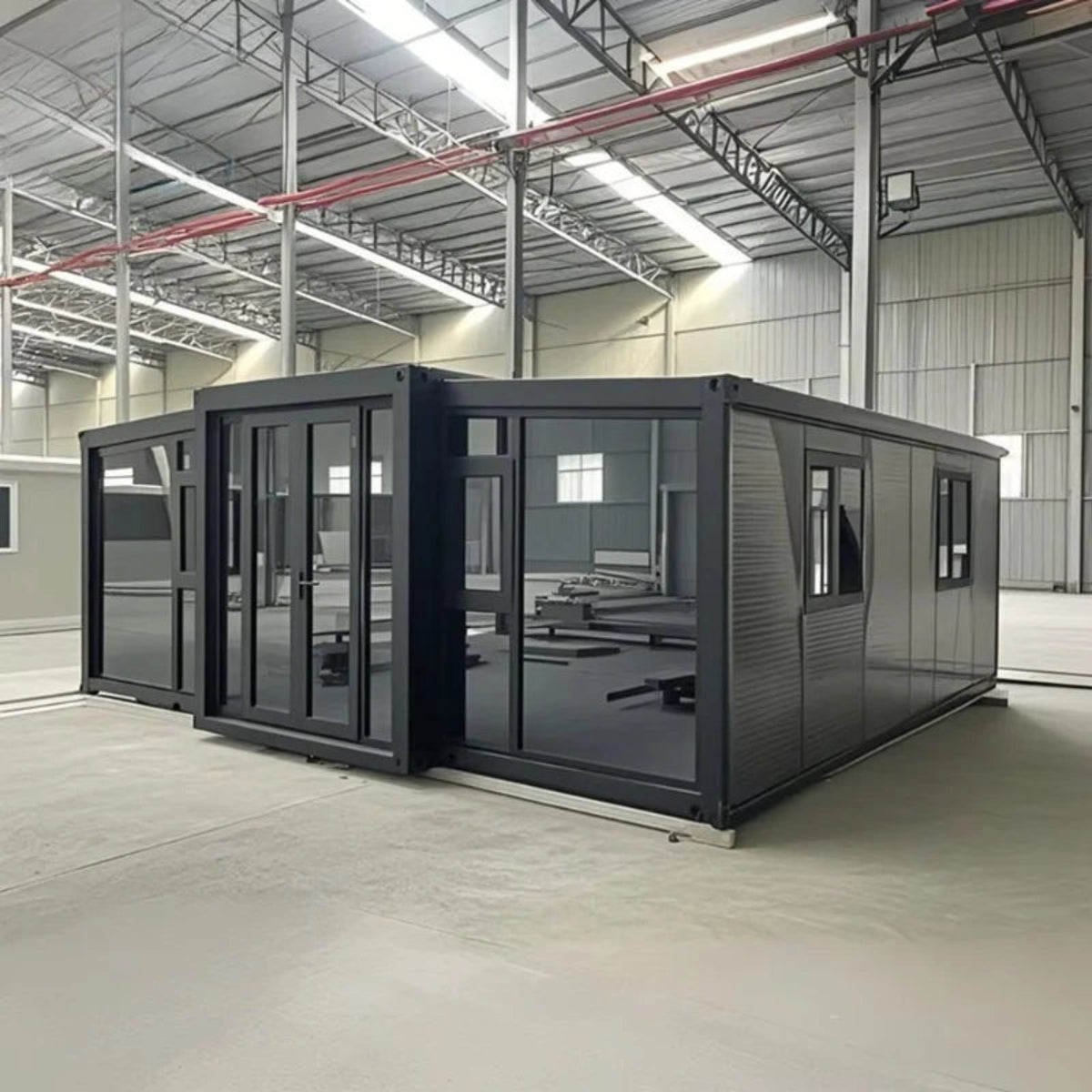 High Quality 20Ft 40Ft Expandable Container House Luxury 2 3 Bedroom Movable Prefab Foldable Villa Made of Steel Sandwich Panel