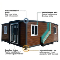 Prefabricated Container House Built for Multi-Use, Steel Frame, Modular Design, designed for long-term use — How It Works