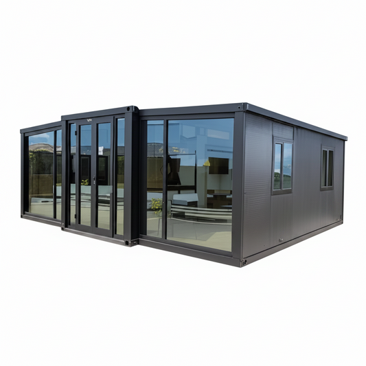 High Quality 20Ft 40Ft Expandable Container House Luxury 2 3 Bedroom Movable Prefab Foldable Villa Made of Steel Sandwich Panel